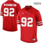 Youth NCAA Ohio State Buckeyes Adolphus Washington #92 College Stitched Authentic Nike Red Football Jersey RP20P48LA